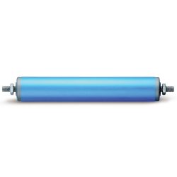 BS ROLLEN Tragrolle für Rollenbahnen, Kunststoff, Federachse, Ø 30 mm, Länge 200 mm, TK 10 kg