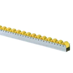 BS ROLLEN Röllchenschiene, robuste Kunststoffröllchen für mittlere Lasten, TK pro Rolle 12 kg, Teilung 50 mm