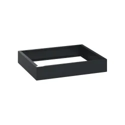 C+P Stahl-Sockel, HxBxT 100 x 600 x 500 mm, schwarzgrau
