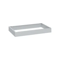 C+P Stahl-Sockel, HxBxT 100 x 900 x 500 mm, lichtgrau