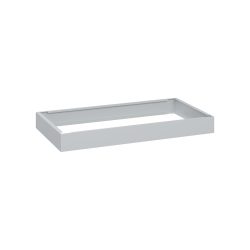 C+P Stahl-Sockel, HxBxT 100 x 1000 x 500 mm, lichtgrau