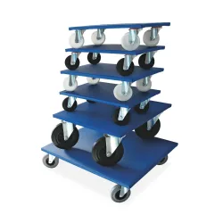 Transportroller HEMMDAL, Tragkraft 350 kg, Polypropylen-Bereifung, 2 Stk./VE