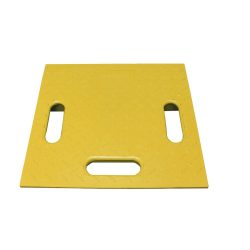Justrite® Schlauchbrücke Diamondback®, Rampe, LxB 260 x 410 mm, gelb