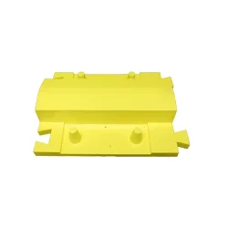 Justrite® Schlauchbrücke Diamondback®, Grundelement, LxB 260 x 410 mm, gelb