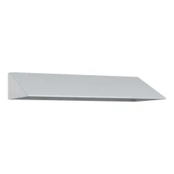 kaiserkraft Schrägdachaufsatz, HxT 230 x 500 mm, Stahl, B 3 x 400 mm, lichtgrau