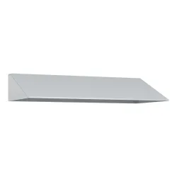 kaiserkraft Schrägdachaufsatz, HxT 230 x 500 mm, Stahl, B 4 x 300 mm, lichtgrau