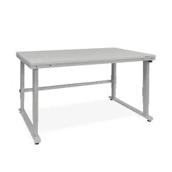 HEMMDAL Elektrisch höhenverstellbarer Packtisch ERGO 4, Grundtisch, Tragfähigkeit 300 kg, HxBxT 720-1.220 x 1.600 x 900 mm