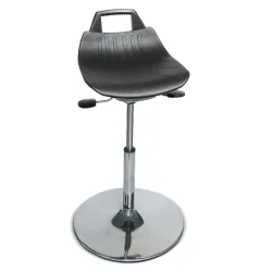 HEMMDAL Hocker Premium, PP-Sitz, Sitzhöhe 560-820 mm, Tellerfuss
