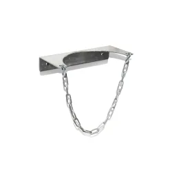 BAUER Gasflaschen-Wandhalterung GWH 230-I, Platz für 1 Gasflasche bis ø 230 mm, L 290 x B 135 x H 50 mm, feuerverzinkt, mit Kettensicherung