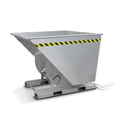 Eichinger® Kippbehälter mit Abrollmechanik, hohe Bauhöhe, verzinkt, 1.000 l