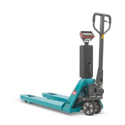 Hubwagen mit Waage Ameise® PTM 2.0 Scale mit Touchdisplay, Tragfähigkeit 2.000 kg, Tandemrollen