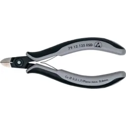 Knipex 79 12 125 ESD ESD Seitenschneider mit Facette 125 mm