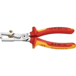Knipex StriX 13 66 180 Kabelschere Geeignet für (Abisoliertechnik) Alu- und Kupferkabel, ein- und mehrdrähtig 15 mm 5 50