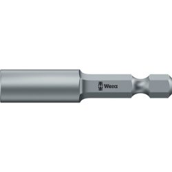 Steckschlüsseleinsatz 869/4M m.6-KT.-Antr.SW 6mm L.50mm m.Magnet WERA
