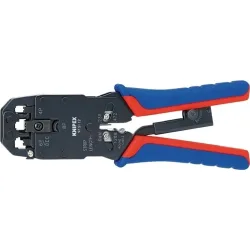 Crimpzange f.Westernstecker L.200mm KNIPEX