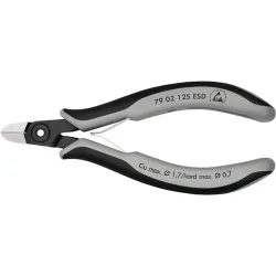 Knipex 79 22 125 ESD ESD Seitenschneider ohne Facette 125 mm
