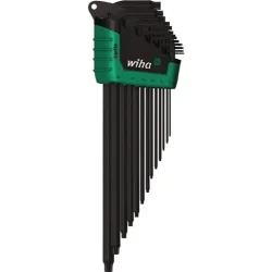 Wiha 366R Innen-TORX Winkelschraubendreher-Set T 5, T 6, T 7, T 8, T 9, T 10, T 15, T 20, T 25, T 27, T 30, T 40, T 45