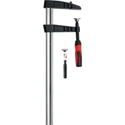 Temperguss-Schraubzw.Spann-W.600mm, Ausl.120mm,2-K-Griff, Q.35x11mm, TGK60-2K, BESSE
