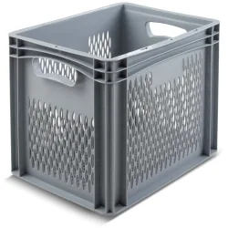 Alpha Eurobox aus PP mit durchbrochenen Wänden, 25,6 Liter, HxBxT 270 x 400 x 300 mm