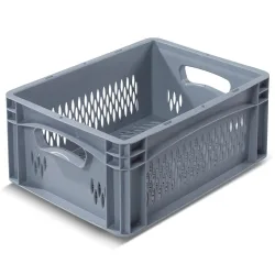 Alpha Eurobox aus PP mit durchbrochenen Wänden, 15,9 Liter, HxBxT 170 x 400 x 300 mm
