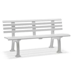 Blome, Gartenbank, 3-Sitzer, L 1500 mm, weiss