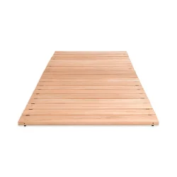 Holzlaufrost Yoga, Buche hell, pro lfd. m, ohne Anschrägung, Breite 800 mm Miltex