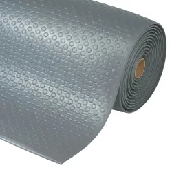 NoTrax Anti-Ermüdungsmatte, PVC/Vinylschaum, genoppt, lfm x 910 mm, grau