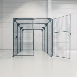 TROAX® Lagerbox, lackiert, HxBxL 2.200 x 2.200 x 4.800 mm