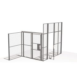 TROAX® Wandelement Standard, für Lagertrennwand, HxB 2.200 x 1.500 mm