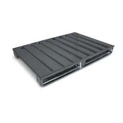 HESON®Stahlblech-Flachpalette, feuerverzinkt, LxB 1.200 x 800 mm