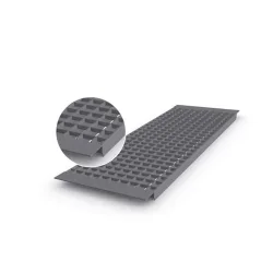 Gitterrostboden für Palettenregal, eingelegt, BxT 3.600 x 1.100 mm, Fachlast 4.000 kg, Maschenweite 33 x 66 mm