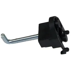 Einfach-Haken-Set, gebogen, Tiefe 50 mm