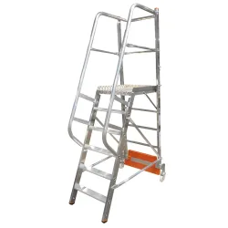 KRAUSE® STABILO Plattformleiter Vario, Ballastierung 40 kg, Standhöhe 1,40 m