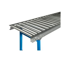 BLUME Schwerlast-Rollenbahn, Stahlrohrrollen, LxB 2.000 x 1.000 mm, Achsabstand 200 mm