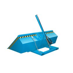 Bauer® Schaufel für Stapler, hydraulisch, lackiert, Volumen 1,2 m³, lichtblau