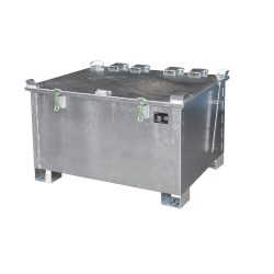 Lithium-Ionen-Lagerbehälter LIL 280, Stahlblech, abschliessbarer Deckel, 3-fach stapelbar, B 1200 x T 1000 mm