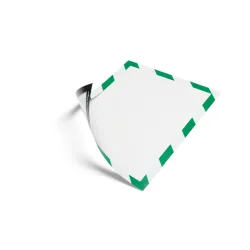 DURAFRAME® Info-Rahmen MAGNETIC SECURITY, für DIN A4, magnetisch, VE 10 Stk, Rahmen grün / weiß DURABLE