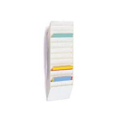 DURABLE Prospekthalter Flexiboxx, 12x DIN A4, Querformat, weiss