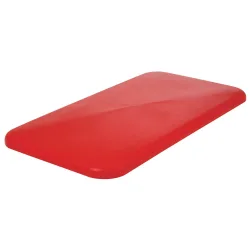 Deckel für Rollbehälter HEMMDAL, HxBxT 70 x 925 x 680 mm, rot