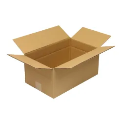 Wellpapp-Faltkarton, 1-wellig, Innenmass HxBxT 170 x 385 x 235 mm, Qualität 1.20 C