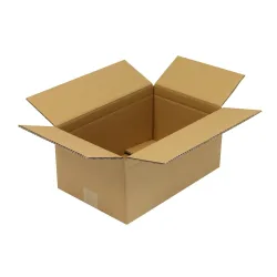Wellpapp-Faltkarton, 2-wellig, Innenmass HxBxT 170 x 380 x 240 mm, Qualität 2.20 BC