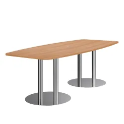 Konferenztisch Meeting, BxT 2.200 x 1.050 mm, Buche
