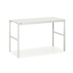 Arbeitstisch Serie TP, Grundtisch, manuell höhenverstellbar, BxT 1500 x 500 mm Treston
