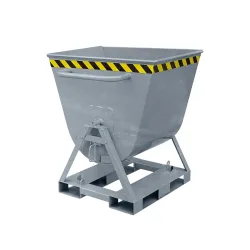 Eichinger® Kippmulde 2-seitig kippbar, von 4 Seiten anfahrbar, 500 kg, 300 Liter feuerverzinkt