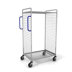 Ameise® Kommissionierwagen AK-L, 2 Gitterwände, inkl. 1 Zwischenboden, HxBxT 1.625 x 660 x 935 mm
