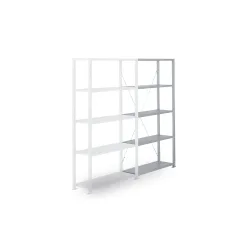 ManOrga Fachbodenregal, AF, mit Stahlpaneel-Fachböden, FL 255 kg, verzinkt, HxBxT 3.000 x 1.300 x 500 mm