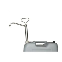 SAMOA Edelstahl-Handpumpe EP-02/20-60, mit Fassadapter 2