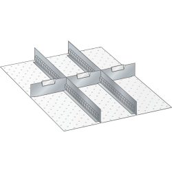 Trennwand, für Schrankmaße 564 x 725 mm, für Schubladenhöhe 100 mm LISTA