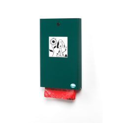 Hundekotbeutelspender, abschliessbar, moosgrün