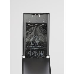 Hundekotbeutel, PE, Volumen 3,2 l, BxH 330 x 200 mm, schwarz, VE 2000 Stk VAR